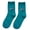 Dark Green, variant on Opvise Winter Socks Autumn Winter Funny Cartoon Solid Color Elastic Cotton Middle Tube Crew Socks Red
