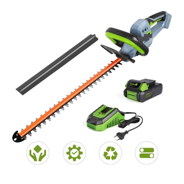 20V Cordless Electric Household Trimmer Pruning Saw Tools Quick Charge Rechargeable Hedge Trimmer For Garden With Blade