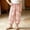 Pink, variant on Pretxorve Kids Girls Jogger Pants Summer Print Loose Breathable Light Bottoms Sizes 1-13Y