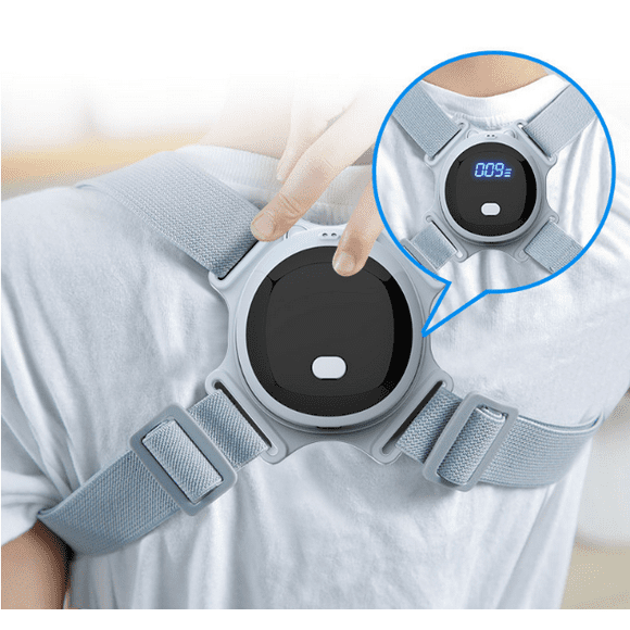 Qianli Correcteur Intelligent de Posture du Dos Ceinture de Correction de Bosse Vibration Outil d'Entraînement de Posture