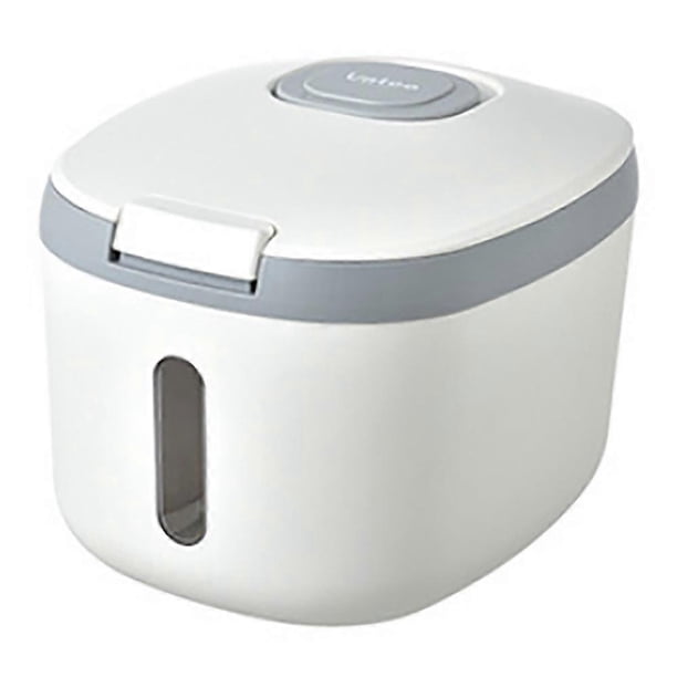 5Kg Rice Bucket Sealed Rice Dispenser Insect Moisture Proof Sealed Rice Storage Container Grain Sto