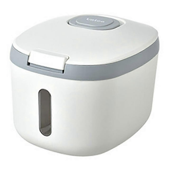 5Kg Rice Bucket Sealed Rice Dispenser Insect Moisture Proof Sealed Rice Storage Container Grain Sto