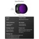 thumbnail image 3 of Filtro de lente Kit de filtros de drones impermeables ajustables para DJI Mini 4 Pro (ND64 PL), 3 of 6