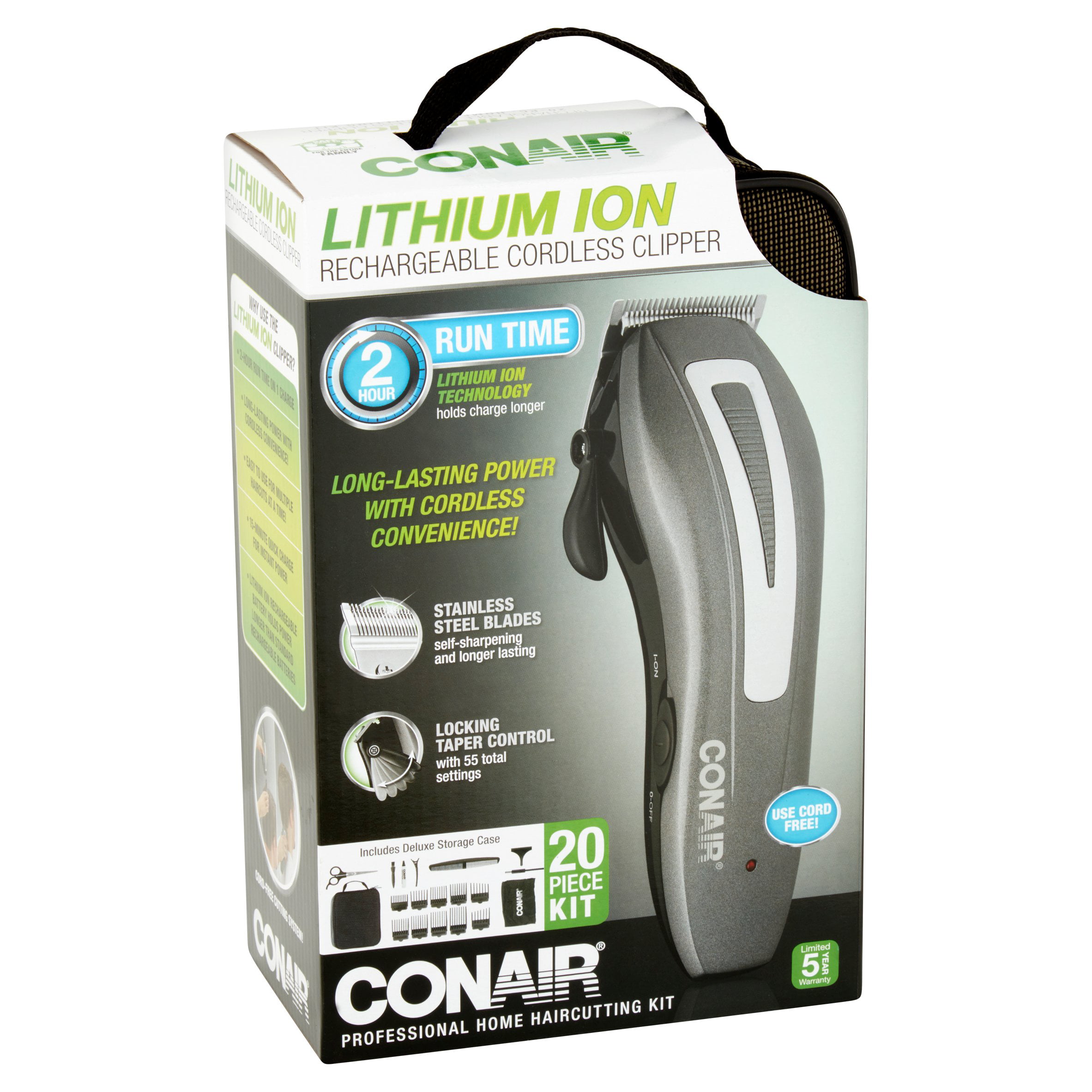 conair super clipper lithium ion series