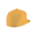 thumbnail image 4 of Top Headwear Plain Flat Bill Fitted Hat, Gold 6 3/4, 4 of 4