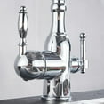 thumbnail image 4 of Kitchen Sink Faucet for Bar Farmhouse Commercial, Gold Kitchen Filter Faucet, Pure Water 360 Rotation Kitchen Sink Crane, Dual Handle Dual Water Function Mode Filter Mixer Taps, 4 of 6
