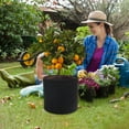 thumbnail image 4 of Wzzjkit Planting Bags Potato Planter Non-woven Flower Bag Thicken Grow Bags for Indoor Outdoor Plants, Vegetable Gardening Plant Grow Bags 16in, 4 of 5