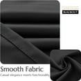 thumbnail image 4 of Curtainking Grommet Curtains Thermal Insulated Blackout Curtains for Nursery, Black, 50x72 inch, 2 Pcs, 4 of 7