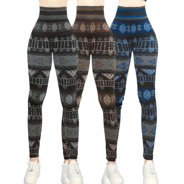 Set De 3 Legging Mujer Mallones Leggins Mayon Mallas Térmico