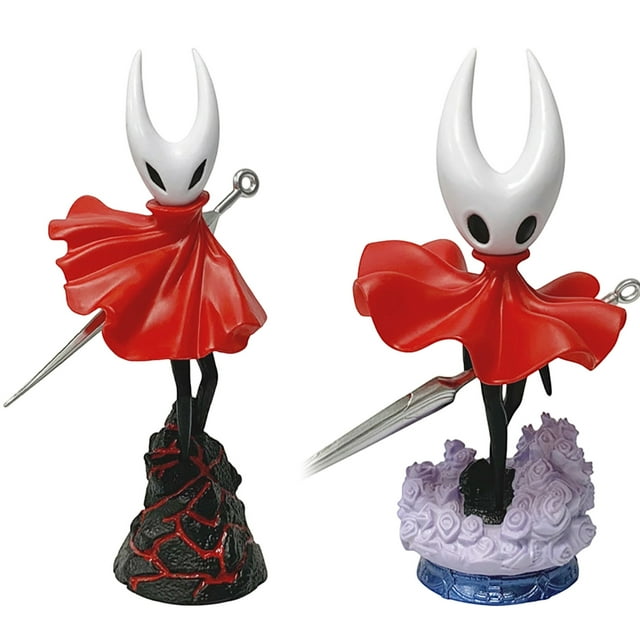 2PC Hollow-Knight: Silksong Game Character Collectible Figure Statue,Hollow-Knight Action Figure,a Gift for Game Fans and Friends