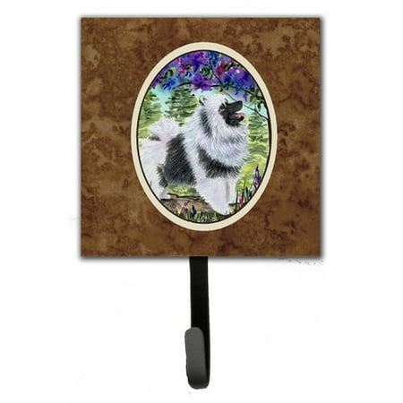 Caroline's Treasures Keeshond Leash Holder and Key Hook