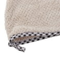 thumbnail image 4 of Toalla para el cabello, turbante, toalla de microfibra de secado rápido, gorro de ducha, secador de pelo, pañuelo para la cabeza gris, 4 of 9