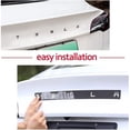 thumbnail image 4 of Compatible for Tesla Model 3/S/X Series 3D Raised Tailgate Insert Letters Rear Emblems, ABS Inserts with 3M Adhesive Backing (Silver), 4 of 6