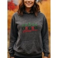 thumbnail image 2 of Joyful Outfit Christmas Hoodie for Men Women, Holiday Pullover Hooded Sweatshirt, Cozy Cotton Poly Blend, Funny Winter Xmas Gift Outfit, 2 of 5