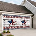 thumbnail image 4 of 4th of July Star Garage Door Cover Banner 7 x 16 FT, Independence Day American Flag Garage Door Curtains Backdrop with Grommets for Indoor Outdoor Wall Party Porch Yard Decorations Background, 4 of 9