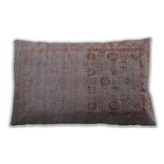 Ahgly Company Indoor Rectangular Mid-Century Modern Lumbar Throw Pillow, 13 inch by 19 inch