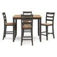 thumbnail image 3 of Ashley Furniture Gesthaven Brown Counter Height Dining Table Set - Set of 5, 3 of 12