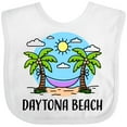 thumbnail image 3 of Inktastic Summer Vacation in Daytona Beach Boys or Girls Baby Bib, 3 of 4