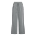 thumbnail image 5 of Horkkom Sweatpants Women Straight Leg Elastic Waist Drawstring Pants Soft Warm Casual Pants with Pockets, S-2XL, 5 of 5