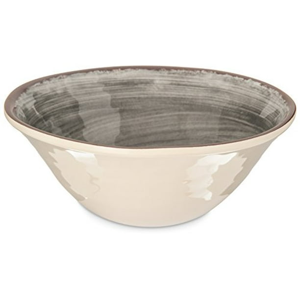 Carlisle 5400418 Mingle Melamine Ice Cream Dessert Bowl 27 Oz Smoke Set Of 12 Walmart Com Walmart Com