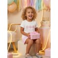 thumbnail image 5 of BemeyourBBs Toddler Baby Girls Birthday Outfit 1st 2cd 3rd Years Old Birthday Clothes Short Sleeve Cake Embroidery T Shirt Tops with Plaid Shorts Set 2Pcs Toddler Girl Summer Outfit, 5 of 9