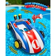 Hot Bee Inflatable Ride-on Pool Floats with Water Gun for Kids, Car Swimming Toys, Summer Outdoor Pool Game Toys for Ages 3-8, Toddler Pool Float Boys Girls 3 4 5 6+