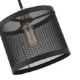 thumbnail image 3 of 46212-04 Livex Lighting Industro - 1 Light Pendant in Contemporary Style - 10 Inches wide by 18.25 Inches high-Black/Brushed Nickel Finish, 3 of 9