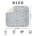 thumbnail image 4 of Blue Christmas Snowflake Pattern Dish Drying Mat for Kitchen 1 Pack, Ultra Absorbent Microfiber Dishes Drainer Mats,16x18in(41x46cm), 4 of 6