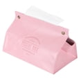 thumbnail image 4 of Tissue Storage Box, Elegant Extraction Tissue Box, 7.9 X 4.7 X 4.9 In For Bedroom  With PU Leather Pink, 4 of 8