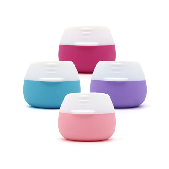 BEADCEST 4Ud Envases Sub Para Cosméticos Con Material De Plástico Y Silicona Para Almacenamiento Seguro