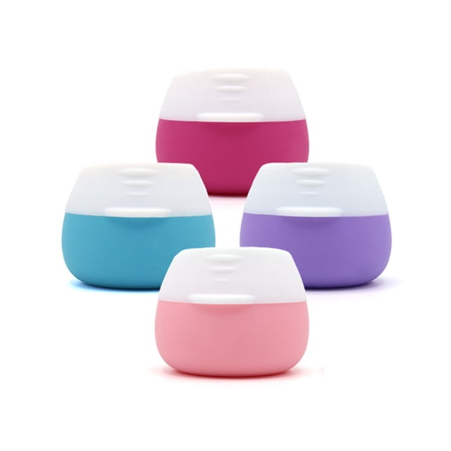 BEADCEST 4Ud Envases Sub Para Cosméticos Con Material De Plástico Y Silicona Para Almacenamiento Seguro