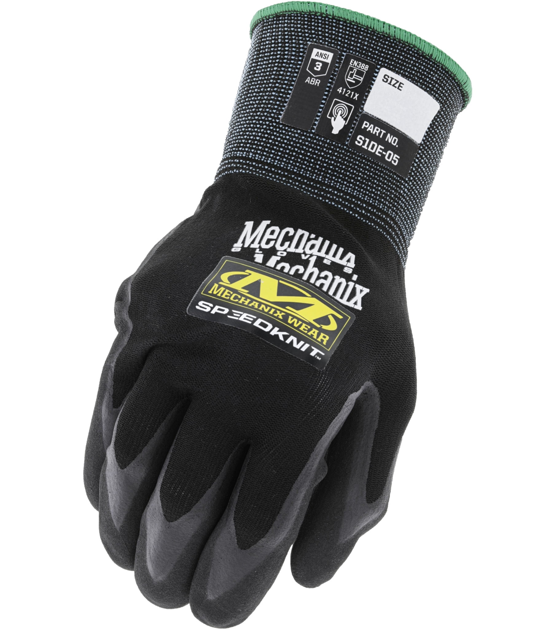 Gants de travail Mechanix Wear SpeedKnit Utility enduits noirs, taille S/M