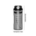 thumbnail image 3 of TOPRenddon Large Capacity Sports Water Bottle with Straw | 1500ml Outdoor Hydration Kettle for Hiking Summer | Temperature Proof Portable Cup with One-Click Lid & Dual Drinking, 3 of 6