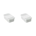thumbnail image 3 of Wosthever Caja sellada versátil de plástico para almacenamiento de alimentos frescos y organizados Caja de granos varios tamaño extra grande tamaño extra grande 1600ML 2Conjunto, 3 of 6