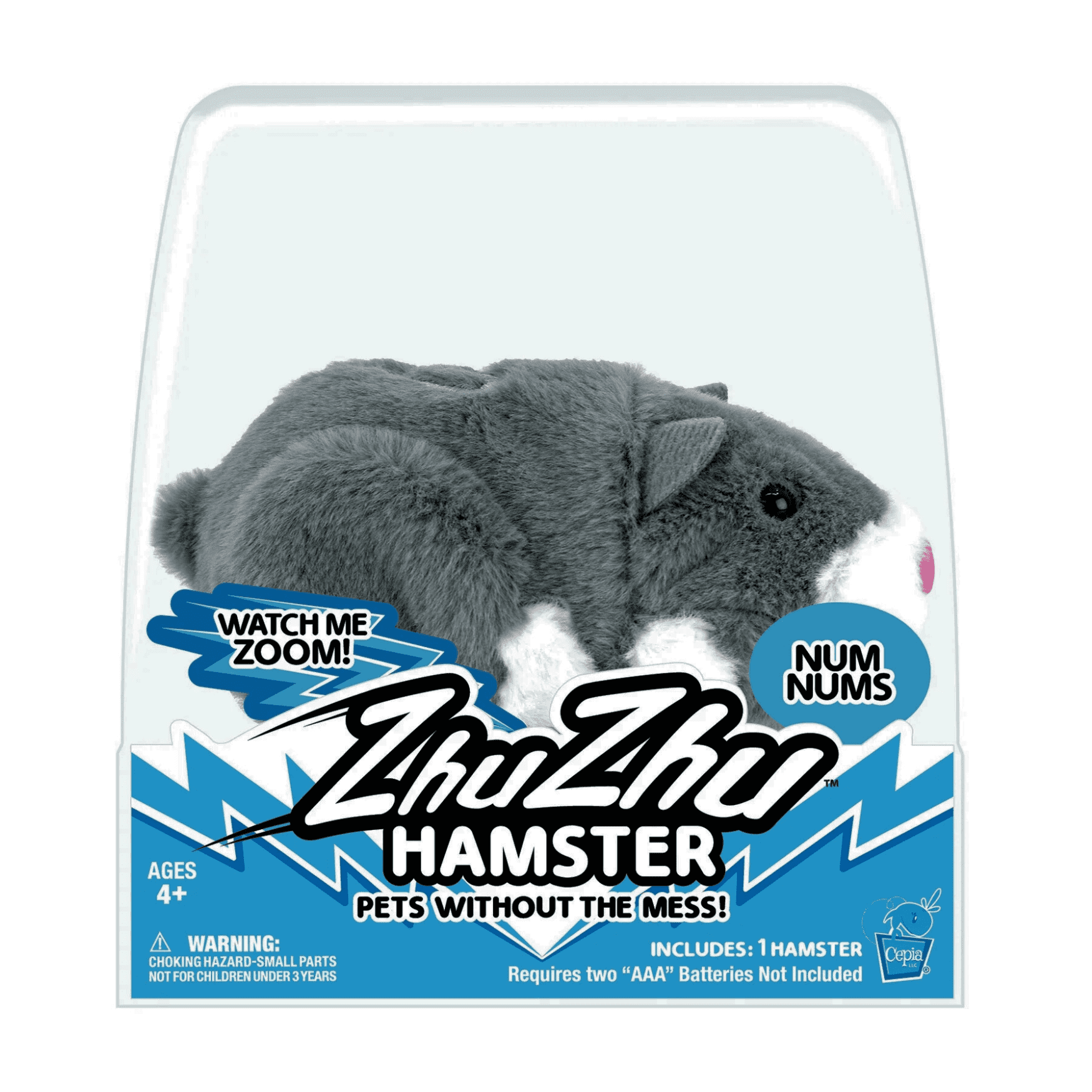 ZhuZhu Pets Num nums Interactive Hamster Toy Electronic Plush Pet