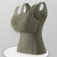 thumbnail image 5 of QHFBli Tank Top for Women with Shelf Bra, Womens Camisole Tank Tops with Built in Bra, Breathable Adjustable Cami Undershirt, 5 of 9