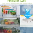 thumbnail image 5 of 24 Pack Food Storage Bag, Freezer Bags , Reusable Silicone Storage Bags BPA Free (24Pack-8 Gallon Bags+8 Sandwich Bags+8 Snack Bags), 5 of 9