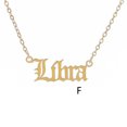 thumbnail image 2 of Bijoux en Liquidation Nouvelle Mode Collier 12 Collier Alphabet Anglais Or, 2 of 5