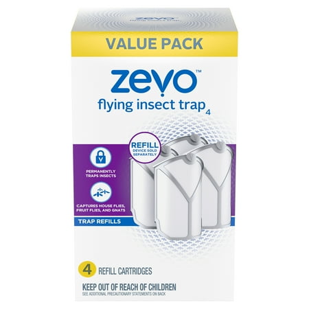 Zevo Flying Insect Trap Refills - 4ct
