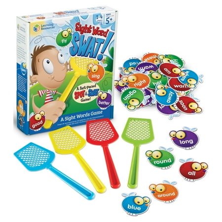 UPC: 0765023085983 | Learning Resources Sight Word Swat a Sight Words Game – Educational Games for Kids Ages 5+ Sight Word Games