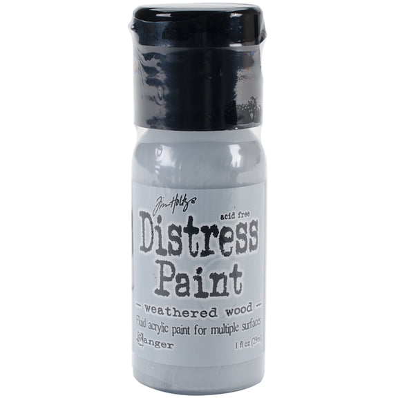 Tim Holtz Distress Paint Flip Top 1oz-Weathered Wood