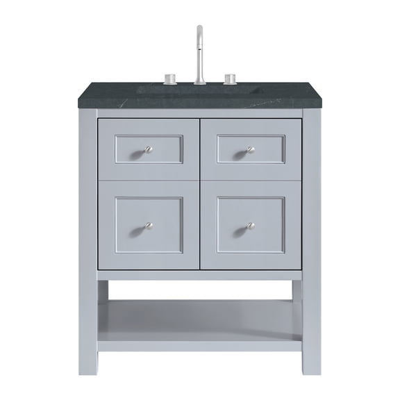 James Martin Vanities 330-V30-SRB-3CSP Breckenridge 30" Free Standing Single Basin Poplar