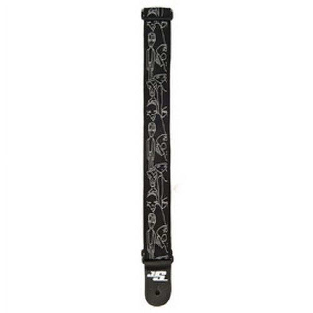 Planet Waves Joe Satriani Silver Sketches Guitar Strap