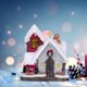 thumbnail image 5 of Injueey Decoración de escritorio del conjunto del pueblo LED de la casa de la nieve de la resina Kits de decoración para fiestas luces de colores tipo B, 5 of 6