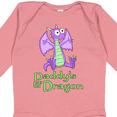 thumbnail image 4 of Inktastic Daddy's Lil' Dragon Boys or Girls Long Sleeve Baby Bodysuit, 4 of 5