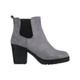 thumbnail image 2 of Women's Chelsea Boots Chunky Heel Ankle Boots Round Toe High Heel Ankle Booties, 2 of 5