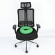thumbnail image 3 of Cojín para asiento de oficina, cojín redondo inflable para silla, cojín para hemorroides, compacto y ligero, 3 of 3