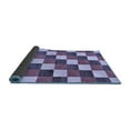 thumbnail image 2 of Ahgly Company Indoor Round Checkered Blue Modern Area Rugs, 5' Round, 2 of 4