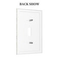thumbnail image 2 of Fotbe Gold Christmas Tree Print Duplex Receptacle Wall Plate, 1-Gang 5.0" x3.0" Wall Outlet Covers, Dual Outlet Faceplates Covers, Color-matched Screws Included-Style T, 2 of 6