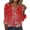 Red, variant on Womens Tops Short Sleeve Summer Tops Seven Split Sleeve Vintage Floral Shirt Big Size Ruffle Sleeve V Neck T Shirt Fashion Shirt Fashion Clothes Blouses Dressy Casual Women